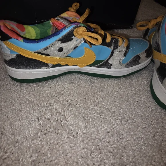 Nike Mens Ben & Jerry SB Chunky Dunky Dunks Cow Print Colorful Size 8